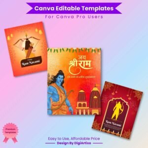 Ram Navami Instagram Post Template Set